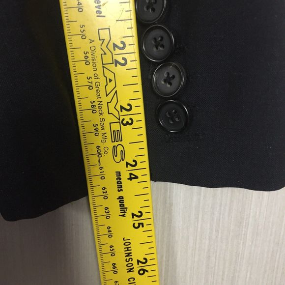 HUGO BOSS Men's Black Sport Coat Blazer 100% Wool Size 40 Reg - Picture 10 of 11